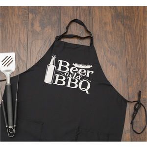 Beer and Bar b q Apron